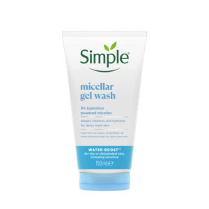 ژل شست و شوی صورت سیمپل Simple مدل Micellar Gel Wash حجم 150 میلی لیتر_688872ce158a3.jpeg ژل شست و شوی صورت سیمپل Simple مدل Micellar Gel Wash حجم 150 میلی لیتر