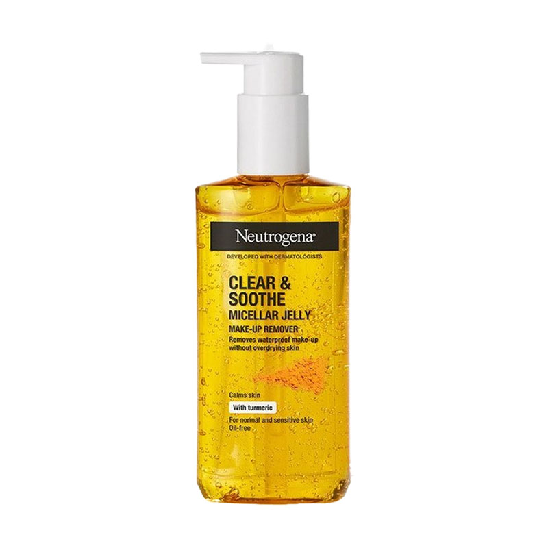 ژل شستشوی میسلار صورت زردچوبه نیتروژینا Neutrogena مدل CLEAR & SOOTHE حجم 200 میلی لیتر
