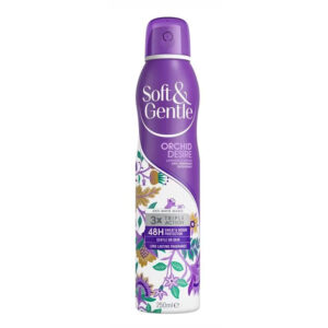 اسپری ضد تعریق سافت اند جنتل Soft & Gentle مدل Orchid Desire حجم 250 میلی لیتر_688f606071e5b.jpeg اسپری ضد تعریق سافت اند جنتل Soft & Gentle مدل Orchid Desire حجم 250 میلی لیتر