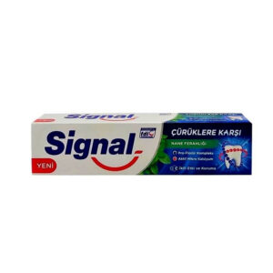 خمیر دندان سیگنال SIGNAL مدل Curuklere Karsi (سبز) حجم 100 میلی لیتر_68a2f888a5204.jpeg خمیر دندان سیگنال SIGNAL مدل Curuklere Karsi (سبز) حجم 100 میلی لیتر