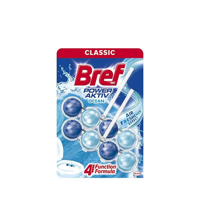 خوشبو کننده توالت فرنگی توپی برف Bref مدل Ocean وزن 50*2 گرم ( 8 عددی)