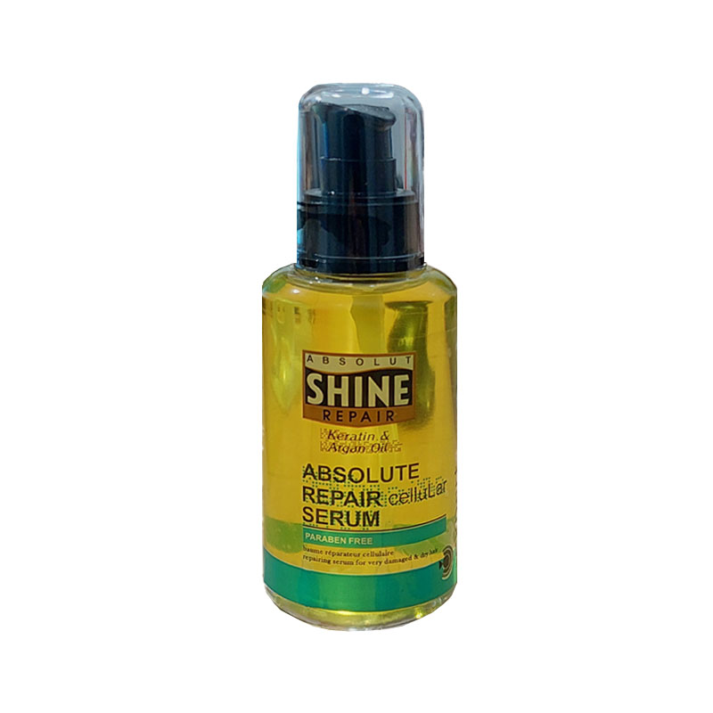 سرم و روغن مو شاین Shine مدل Keratin&Argan oil حجم 125 میلی لیتر