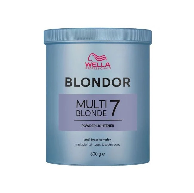 پودر دکلره روشن کننده ولا Wella سری Multi blonde شماره 7 وزن 800 گرم