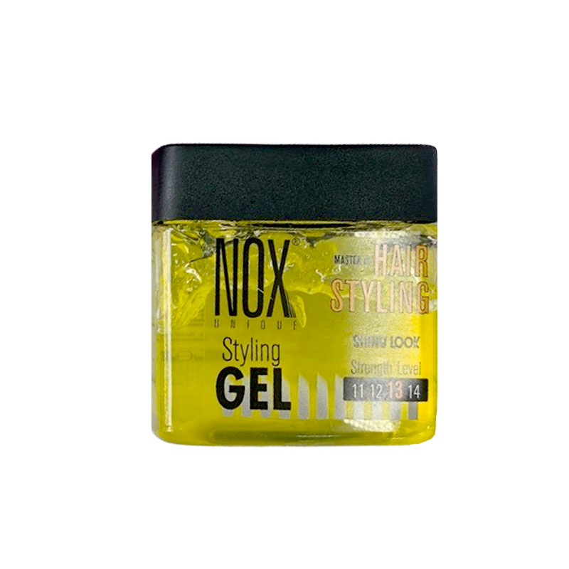 ژل مو کاسه ای نوکس NOX شماره 13 مدل STYLING (زرد) حجم 350 میلی لیتر