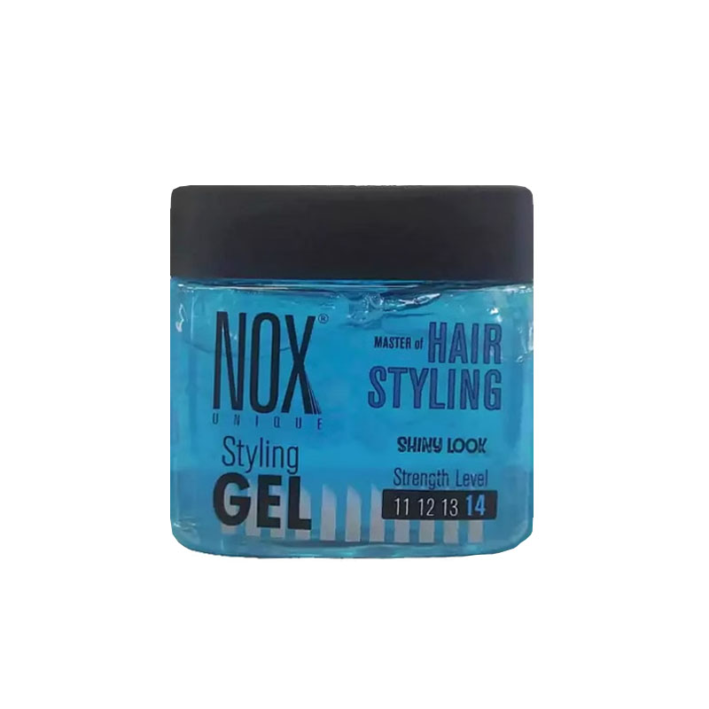 ژل مو کاسه ای نوکس NOX شماره 14 مدل STYLING (آبی) حجم 350 میلی لیتر