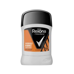 استیک ضد تعریق مردانه رکسونا Rexona مدل Workout Hi-impact حجم 50 میلی لیتر_68c1353d2b0c6.jpeg استیک ضد تعریق مردانه رکسونا Rexona مدل Workout Hi-impact حجم 50 میلی لیتر