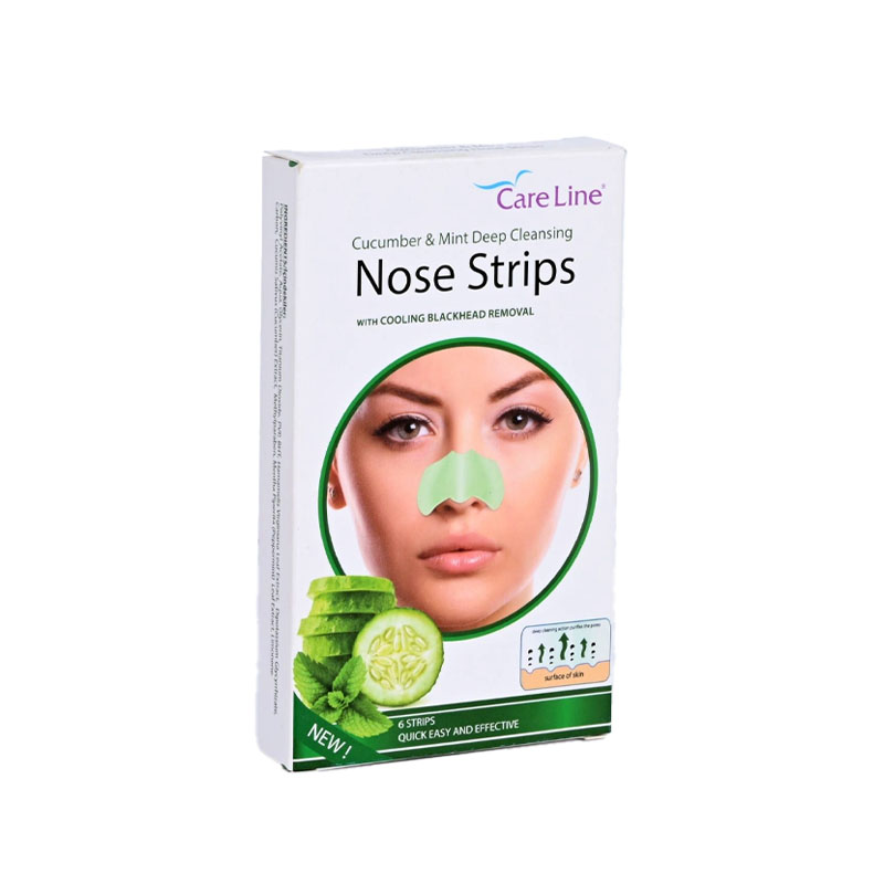 چسب بینی کرلاین Careline مدل Cucumber & Mint خیار و نعنا بسته 6 عددی