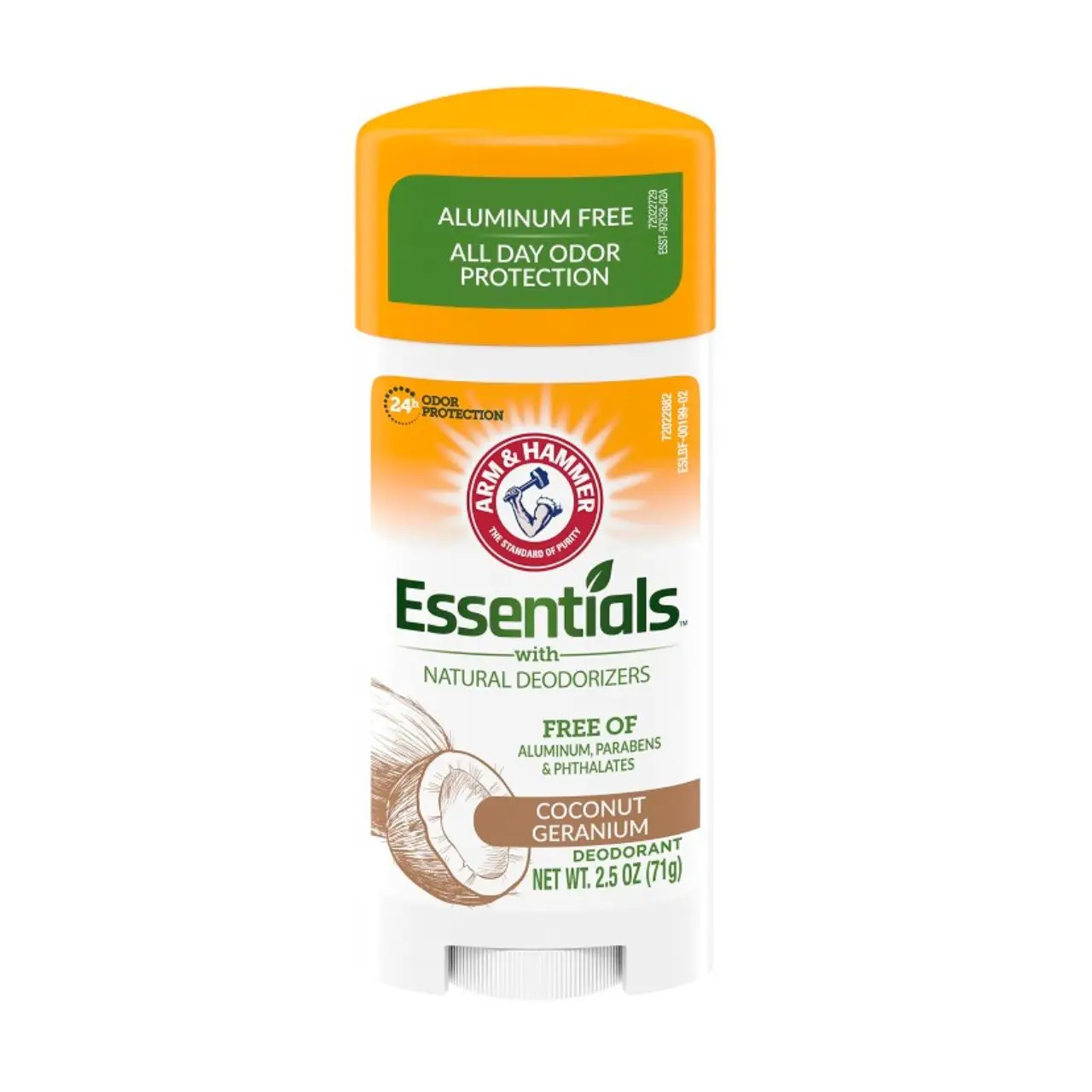 استیک ضد تعریق آرم اند هامر ARM & HAMMER سری Essentials مدل COCONUT GERANIUM (نارگیل) وزن 71 گرم