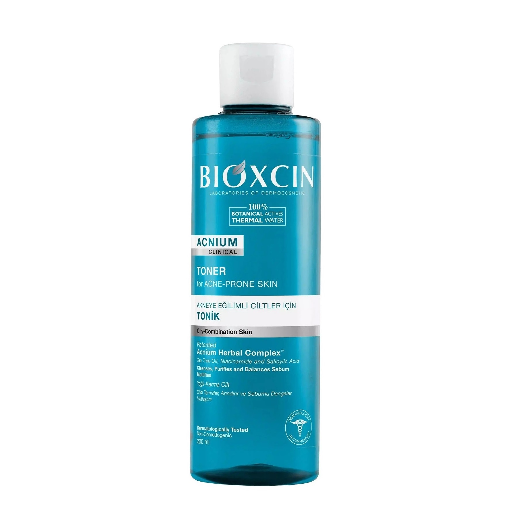 تونر ضد جوش و ضد لک بیوکسین BIOXCIN مدل Acnium حجم 200 میلی لیتر