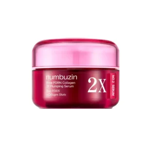 سرم صورت کلاژن نامبوزین NUMBUZIN سری ROSE PDRN COLLAGEN مدل 2X PLUMPING حجم 30 میلی لیتر