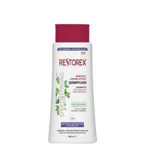 شامپو ضد ریزش مو رستورکس RESTOREX مدل ALL HAIR TYPES (انواع مو- بنفش) حجم 500 میلی لیتر