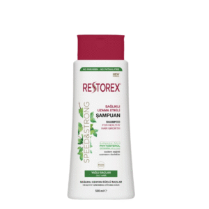شامپو ضد ریزش مو رستورکس RESTOREX مدل Oily Hair (موی چرب – سبز) حجم 500 میلی لیتر