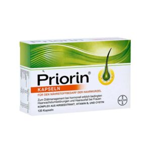 قرص ضدریزش و تقویت مو پریورین Priorin تعداد 120 عددی (تولید هند)_68f266bbbdd0b.jpeg قرص ضدریزش و تقویت مو پریورین Priorin تعداد 120 عددی