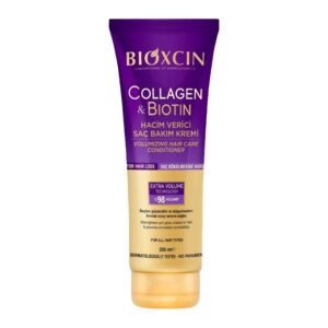 ماسک مو تیوپی بیوکسین BIOXIN مدل COLLAGEN & BIOTIN حجم 250 میلی لیتر