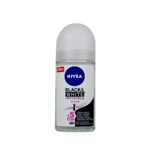 رول ضد تعریق زنانه نیوآ Nivea مدل Black and White Invsible Clear حجم 50 میلی لیتر_6a169c51933a5.jpeg رول ضد تعریق زنانه نیوآ Nivea مدل Black and White Invsible Clear حجم 50 میلی لیتر
