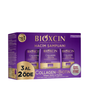 شامپو ضد ریزش بیوکسین BIOXCIN مدل Collagen & Biotin حجم 300 میلی لیتر بسته 3 عددی_6a26d6c417524.webp شامپو ضد ریزش بیوکسین BIOXCIN مدل Collagen & Biotin حجم 300 میلی لیتر بسته 3 عددی