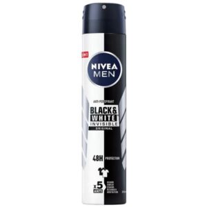 اسپری ضد تعریق مردانه نیوا NIVEA مدل BLACK & WHITE ORGINAL حجم 200 میلی لیتر