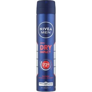 اسپری ضد تعریق مردانه نیوا NIVEA مدل DRY IMPACT حجم 200 میلی لیتر