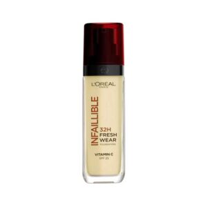کرم پودر لورآل Loreal مدل Infallible 32 H شماره 120 حجم 30 میلی لیتر